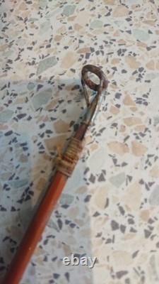 Canne à carpe vintage Chapman en bambou fendu 550
