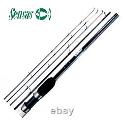 Canne à feeder classique Sensas 10ft Competition Carp 2 brins avec 3 scions 00638