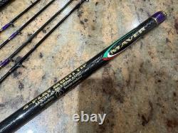 Canne à pêche Match Rare Maver 4-Play Multi Tip Feeder 11 pi 6 po 13 pi avec scion quiver tip