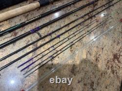 Canne à pêche Match Rare Maver 4-Play Multi Tip Feeder 11 pi 6 po 13 pi avec scion quiver tip