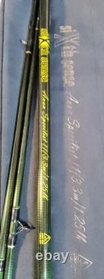 Canne à pêche Twin Top 11' de spécialiste Avon Sixième Sens 1,25 lbs T/C Barbeau Chub