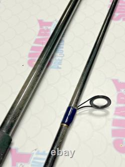 Canne à pêche au carpiste Normark Blue Fox Nova rétro des années 1990 12ft 2 1/4lb courbe de test rare