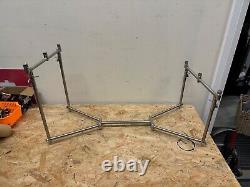 Canne à pêche au coup Jag en acier inoxydable 316, support compact pour 3 cannes, entièrement complet