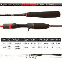 Canne à pêche en fibre de carbone ROLLFISH 200.1cm pour la pêche du calamar, LRF, EGI 40-70g