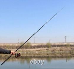 Canne à pêche télescopique en carbone pour la carpe 1,8-3,6 m Mer M Canne à lancer puissante