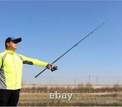 Canne à pêche télescopique en carbone pour la carpe 1,8-3,6 m Mer M Canne à lancer puissante