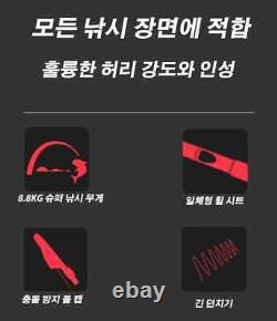 Canne à pêche télescopique pour surfcasting, cannes de voyage pour carpes, canne de surfcasting.