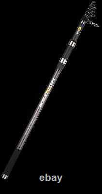 Canne à pêche télescopique pour surfcasting, cannes de voyage pour carpes, canne de surfcasting.