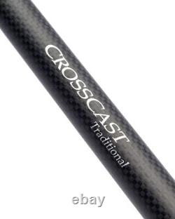 Canne à pêche traditionnelle Daiwa Crosscast pour la pêche à la carpe 10, 12, 13ft CCCT0300-AX