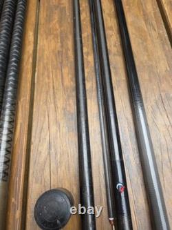 Canne au coup Carp Roach Pole Shimano X Line Twin Power 12,5 m, 3 scions, vintage rare, 2x puller