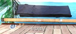 Canne vintage rare et fine Henry Aiken London Carp Select 10' 2 brins, action rapide
