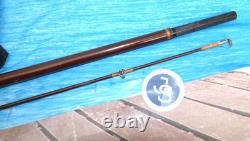Canne vintage rare et fine Henry Aiken London Carp Select 10' 2 brins, action rapide