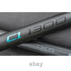 Carte TKS Canne à Carpe C1 13,0 mètres en Noir Pêche de Match Gros avec 2 Kits B9349