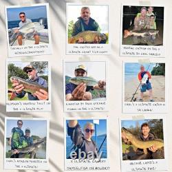 Combo de canne à pêche de voyage X Series, compacte, multi-embouts, eau douce/salée