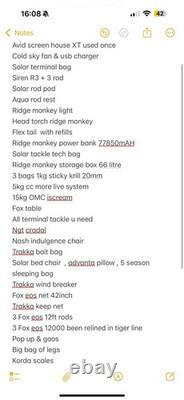 Configuration de cannes à carpe 3 cannes
