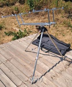 Daiwa Infinity Launcher 4 Rod Pod pour la pêche à la carpe