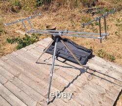 Daiwa Infinity Launcher 4 Rod Pod pour la pêche à la carpe