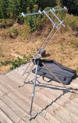 Daiwa Infinity Launcher 4 Rod Pod pour la pêche à la carpe
