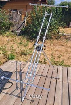 Daiwa Infinity Launcher 4 Rod Pod pour la pêche à la carpe