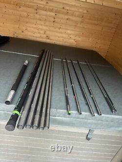 Daiwa Xri-Plus Compétition 13M Match Pole 4 Tops Plus Section de cupping utilisée