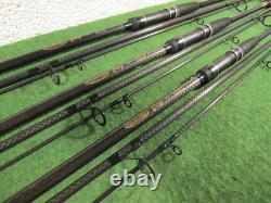 Daiwa powermesh carpe 12 pieds 2 1/2 lb tc cannes à carpe de voyage x 3 pmc 2212t