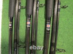 Daiwa powermesh carpe 12 pieds 2 1/2 lb tc cannes à carpe de voyage x 3 pmc 2212t