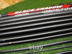 Ensemble de pêche Daiwa Black Shadow 14 m canne polyvalente avec 4 kits supérieurs en très bon état