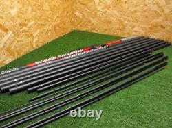 Ensemble de pêche Daiwa Black Shadow 14 m canne polyvalente avec 4 kits supérieurs en très bon état