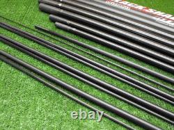 Ensemble de pêche Daiwa Black Shadow 14 m canne polyvalente avec 4 kits supérieurs en très bon état