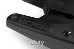 Fox Mini Micron X 3 Rod Set New Carp Fishing Bite Alarmes Ensemble De 3 + Récepteur