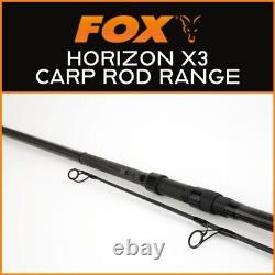 Gamme de cannes à carpe Fox Horizon X3 Tous les modèles Nouvelles cannes à pêche à la carpe.