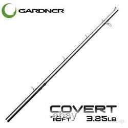 Gardner Tackle Covert Rod 12ft 3.25lb pêche à la carpe, au brochet et aux spécimens