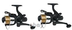 Kit de pêche à la carpe OAKWOOD 2 cannes 2 moulinets BTR/FreeSpool Pod 2 alarmes + abri/bivvy