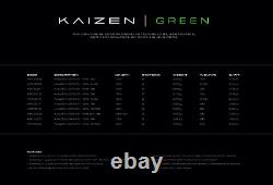 Korda Kaizen VERT 12 FT 6 Pouces 4lb KRD052 ENSEMBLE DE 3 Cannes à Carpe