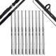 Lot De Gros 10x Canne &agrave; P&ecirc;che Au Coup Max 3 Pi&egrave;ces 12ft / 3,6m Fibre De Verre 2,75lb Tc