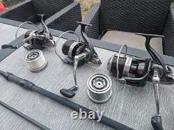 Montage canne et moulinet Daiwa Carp Crosscast