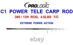 NOUVELLE CANNE TELESCOPIQUE CARP PROLOGIC C1 POWER 13ft 4lbs POUR PÊCHE AU SPOD ET MARQUEUR