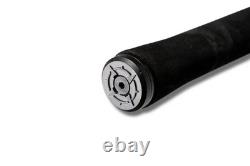 Nash Scope 9 Pieds 3.5 LB Poignée Duplon Noire T1960 Ensemble de 3 Cannes à Pêche au Carpe