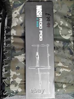 Nash Tackle Support de 3 Cannes pour la Pêche à la Carpe