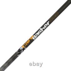 Ngt 11m Full Carbon Carpe Basher Fishing Pole + Spare Top 3 Sections + Sac En Tissu