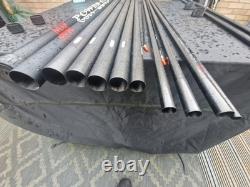 Pôle de match pour carpe TKS20 de 14,5 m. + 3 kits supérieurs. Super pôle de puissance.