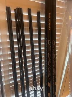 Preston Innovations Pro Type Carp Ensemble de canne au coup 13 m et 14,5 m en fibre de carbone avec étui rigide
