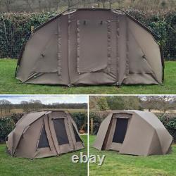 Quest Defense 1 Man Bivvy Abri de pêche à la carpe pour une personne, abri de nuit, matériel, parapluie 2