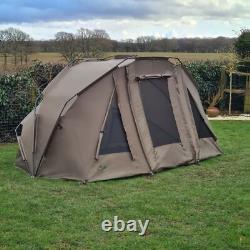 Quest Defense 1 Man Bivvy Abri de pêche à la carpe pour une personne, abri de nuit, matériel, parapluie 2