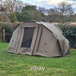 Quest Defense 1 Man Bivvy Abri de pêche à la carpe pour une personne, abri de nuit, matériel, parapluie 2