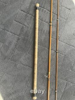 R Chapman (Ware, Herts) 550 MKIV Carpe 10' Canne à Pêche en Bambou Fendue EN SOLDES