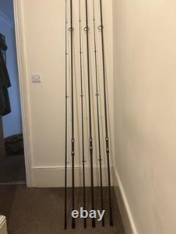 (Rare) 3 X Canne à Carpe Free Spirit E Class Gold 13ft 3 1/2 S. U
