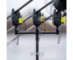 Récepteur d’alarme de touche Avid VTX Bite Alarm pour pêche à la carpe 3 cannes A0500005