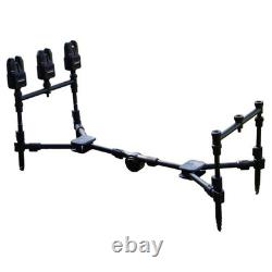 Rippton JX1 support de canne portable réglable en angle pour la pêche à la carpe avec sac de transport