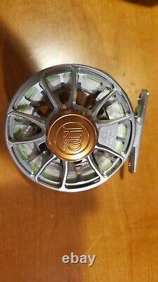 Ross Animas 5/6 5 6 Trout Salmon Fly Fishing Rod Reel Platine Argent